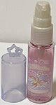 Sanrio Little Twin Stars Slim Small Spray Pump type Shope 15 ml Travel Pomp Bottles Case (Happiness) Color Pink