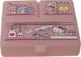 Sanrio Characters Die-Cut Medicine Supplement Portable Accessories Case Travel with 3 Subdivision