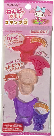 Sanrio My Melody × Kuromi Series to Play Clay Molds Arts Crafting Stamp Type A