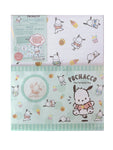 Sanrio Pochacco Letter Set 8 Writing Paper + 4 Envelopes + 4 Stickers Stationary Japan